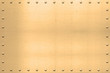 Vintage Gold Sheet, Riveted Edges