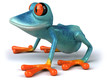 Blue frog