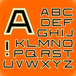 English alphabet. English alphabet.