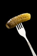pickle on a fork