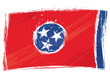 Grunge Tennessee flag Grunge Tennessee flag