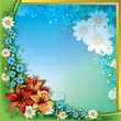abstract spring floral background abstract spring floral background