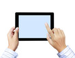 hands are pointing on touch screen ,touch- tablet hands are pointing on touch screen ,touch- tablet