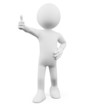 3D Man - Thumb up