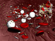 thrombus in blood vessel