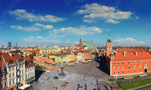 Photo: Warsaw panorama old city Warsaw panorama old city