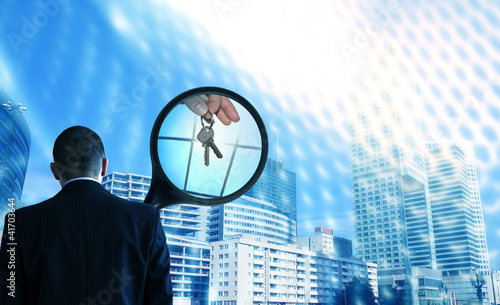 Photo: Realtor at work concept Realtor at work concept