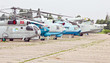 KIEV, UKRAINE- MAY 16: Helicopters at State Aviation Museum