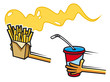 Fast food symbols