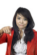Pointing Woman