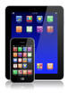 Mobile phone with tablet PC