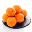 Oranges sur ardoise