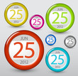 Vector calendar element for your web Vector calendar element for your web