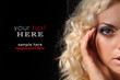 Portrait of beautiful girl with artistic make-up