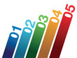 colourful number background