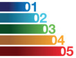 number line background