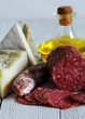 Salami and cheese