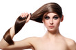 Young woman with beautiful hair Young woman with beautiful hair