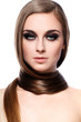 Young woman with beautiful hair
