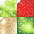 Bokeh Background With Corner Set Bokeh Background With Corner Set