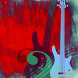Vintage grunge guitars background Vintage grunge guitars background