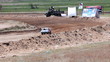 Rally cross of Lada classic cars in russian province