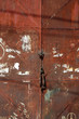 old rusty iron door