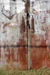old rusty iron door