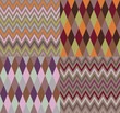 Set of argyle and chevron patterns