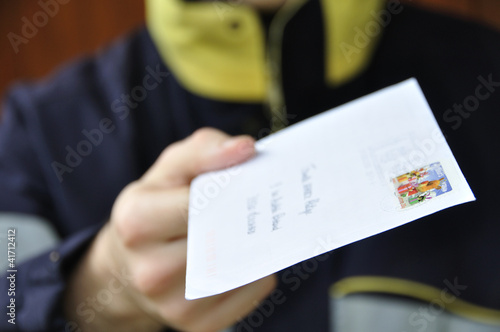 Photo: Livraison du courrier Livraison du courrier