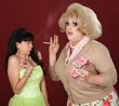 Disgusted Lady with Smoker