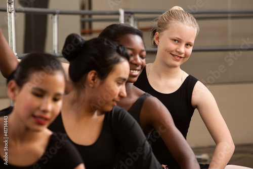 Photo: Cute Group of Ballet Students Cute Group of Ballet Students