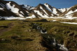 spring of melting snow in Puy de Sancy