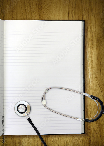 Photo: stethoscope notepad stethoscope notepad