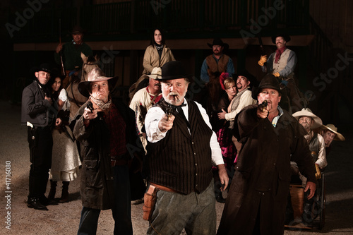 Photo: Three Old West Gunslingers Three Old West Gunslingers