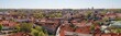 Red roofs of the ancient european city