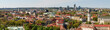City panoramic view - old and new Vilnius. City panoramic view - old and new Vilnius.