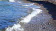 The seashore with the beautiful blue water