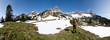 Wandern in den Alpen