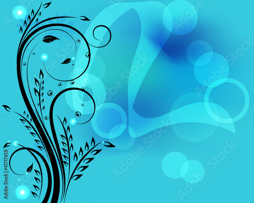 Illustration: Blue Leaf Blue Leaf