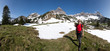 Wandern in den Alpen