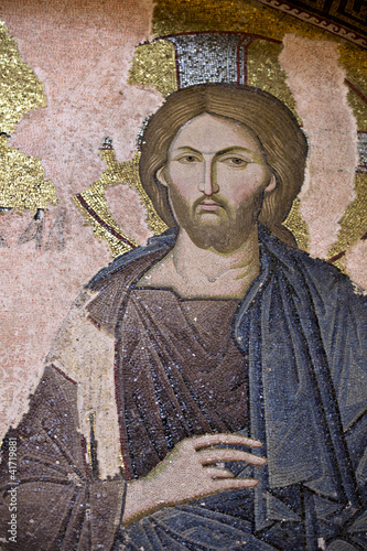 Photo: Jesus Christ, Chora Church, Istanbul, Turkey Jesus Christ, Chora Church, Istanbul, Turkey