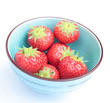 strawberries in a bowl