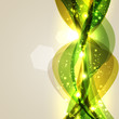 Abstract vector background, futuristic wave illustration eps10