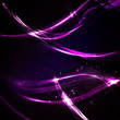 Abstract vector background, futuristic wave illustration eps10