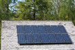 solar panels on country roof