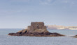 Photo: Fort on tidal island Petit Be in Saint-Malo Fort on tidal island Petit Be in Saint-Malo