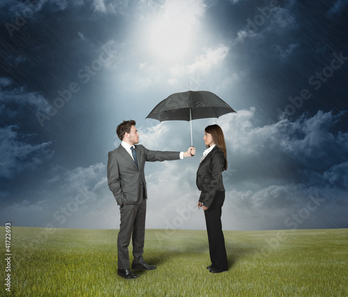 Photo: Insurance protection concept Insurance protection concept