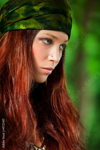 Foto: portrait in wood portrait in wood