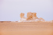 The limestone formation rocks in the Western White Desert, Egypt The limestone formation rocks in the Western White Desert, Egypt